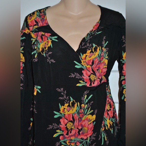 ASOS Maternity Floral Wrap Long Sleeve Maxi Dress 10 - Picture 4 of 5